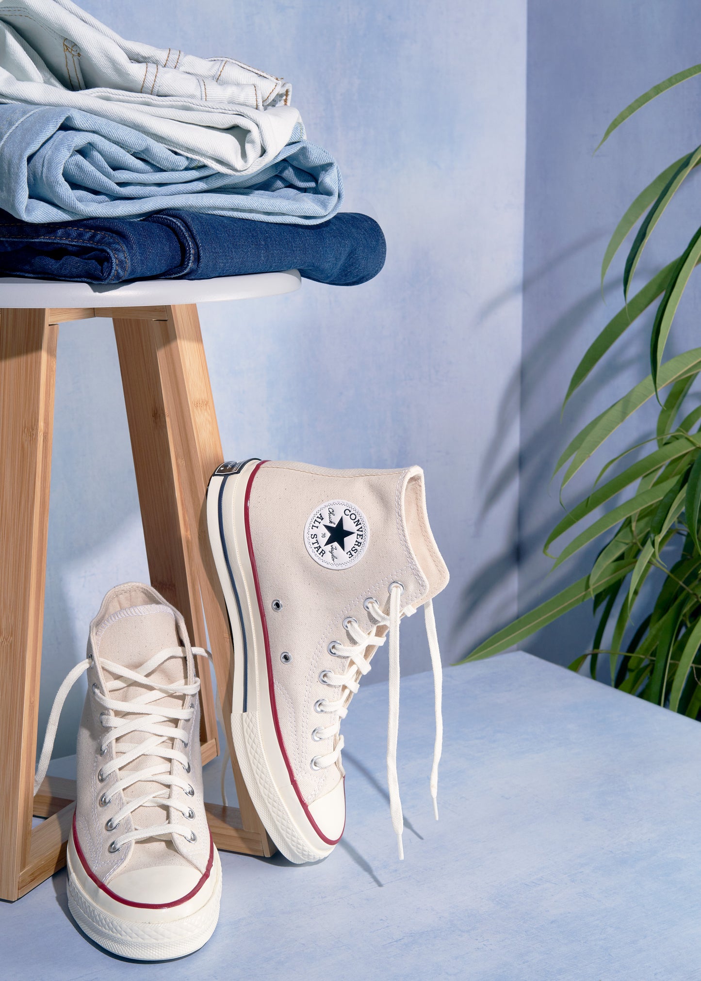 Washed Denim Vinyl Photography Backdrop by Club Backdrops